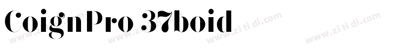 CoignPro 37boid字体转换 CoignPro 37boid字体转换